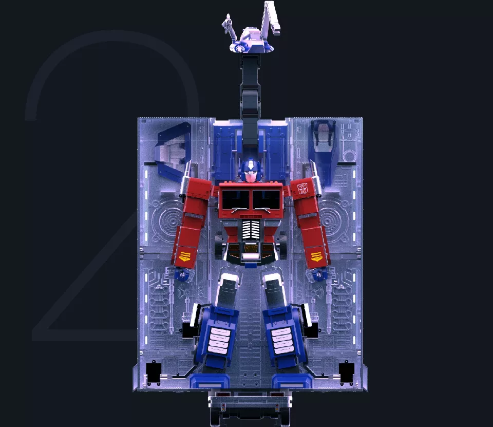 Robosen Flagship Optimus Prime Trailer Kit